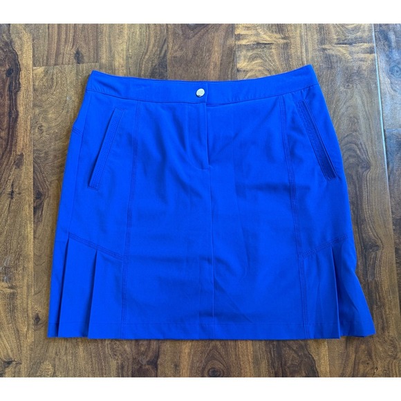 Zenergy by Chico's Pants - Zenergy Chico's Blue Skort Sz 1 (US 8) Pleats Activewear Golf Pickleball Tennis